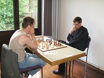 5.Runde Brett 1: Thomas Steinkohl - Ansgar Barthel (remis) 